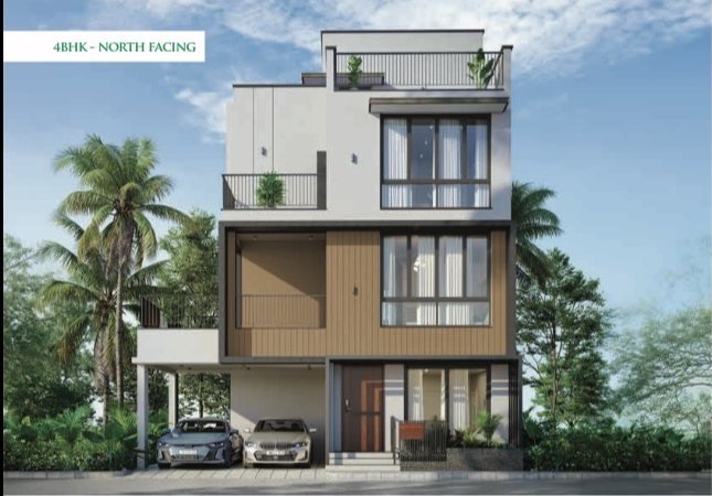 4 BHK with home theatre villa