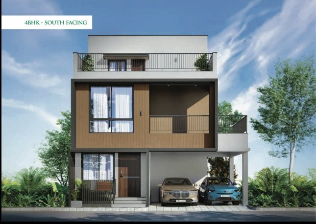 4 BHK south facing villa